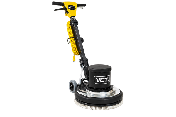 Professional janitorial cleaning team at work